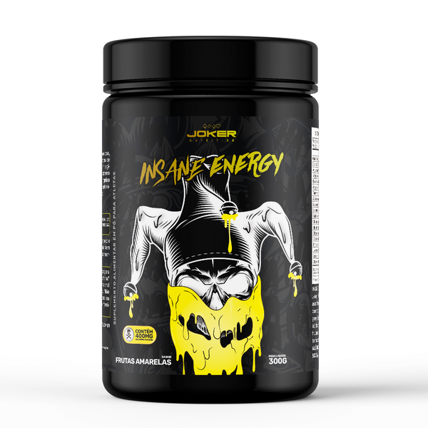 Insane Energy Joker - 300g - 400mg de Cafeina por Dose