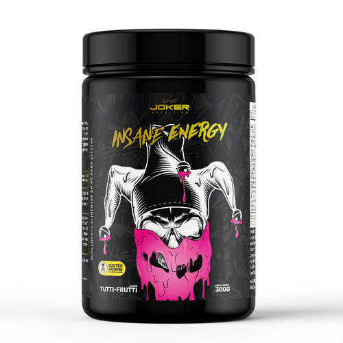 Insane Energy Joker - 300g - 400mg de Cafeina por Dose